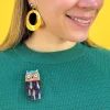 Feather Dress Brooch