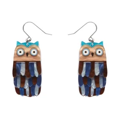 Feather Dress Drop Earrings