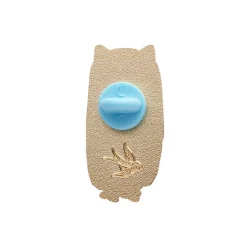 Feather Dress Enamel Pin