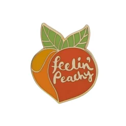 Feelin' Peachy Enamel Pin