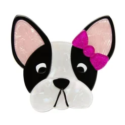 Felicia The Frenchie Dog Brooch