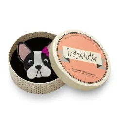 Felicia The Frenchie Dog Brooch