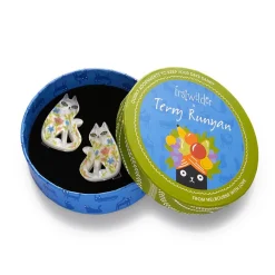 Feline Florescence Hair Clips Set - 2 Piece