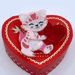 Feline The Love Brooch