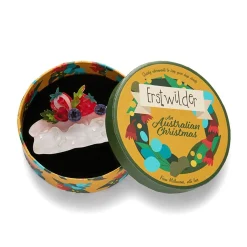 Festive Pavlova Brooch