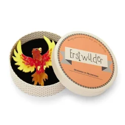 Fiery Fawkes Brooch