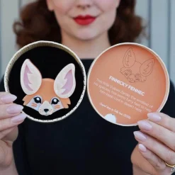 Finnicky Fennec Fox Brooch