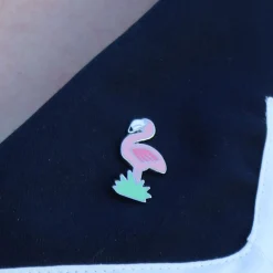 Flamboyant Flamingo Funk Enamel Pin