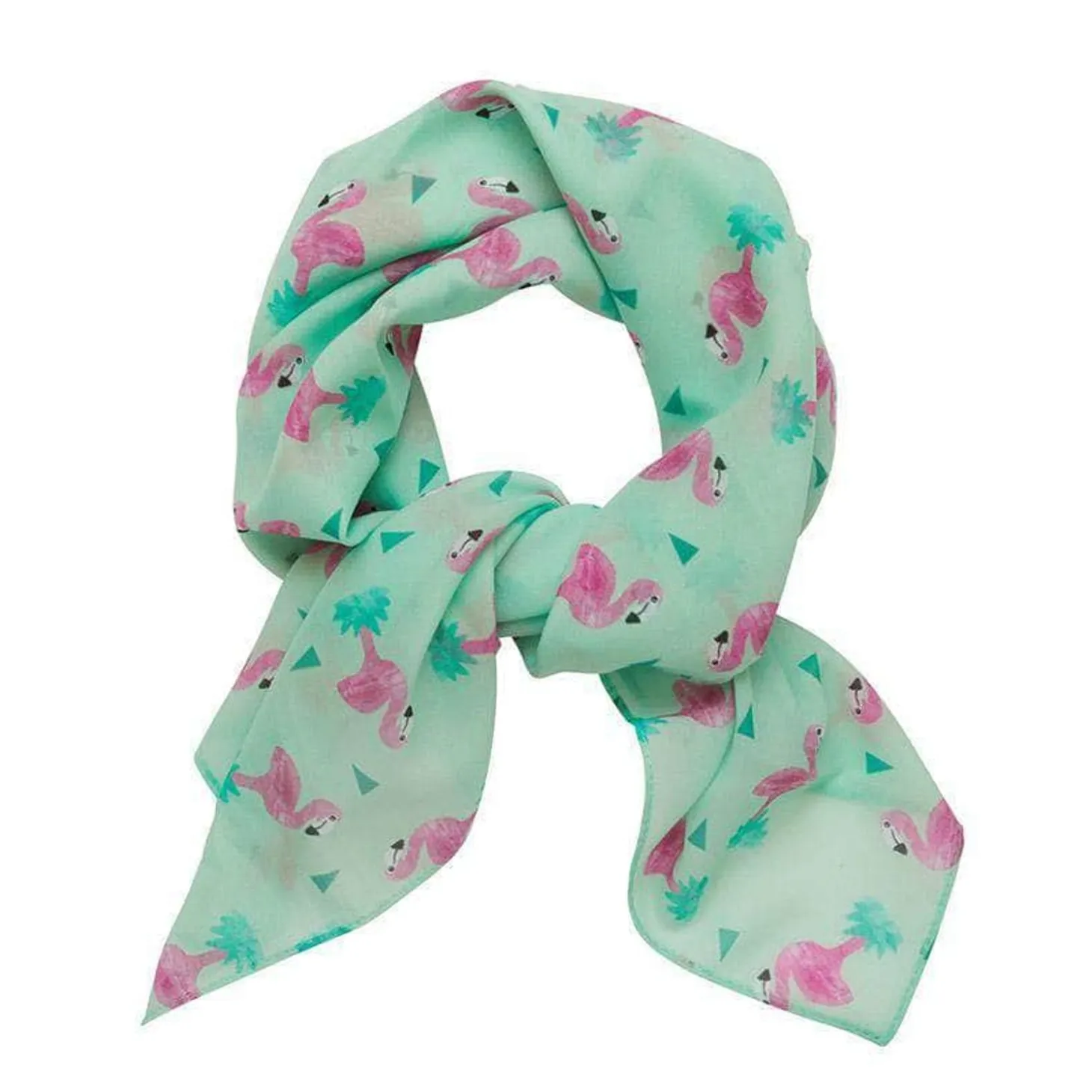 Flamboyant Flamingo Funk Head Scarf