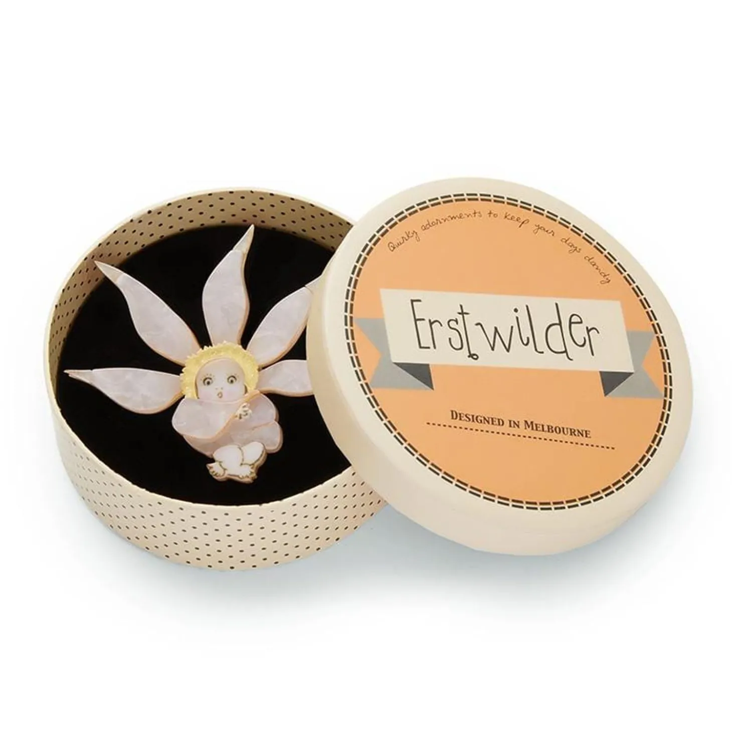 Flannel Flower Brooch