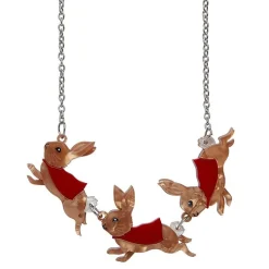 Flopsy, Mopsy & Cottontail Necklace