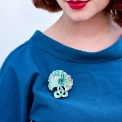 Floret Fronds Brooch