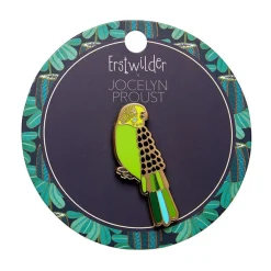 Flossie The Budgie Enamel Pin