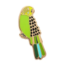 Flossie The Budgie Enamel Pin