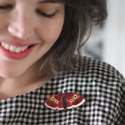 Fluttering Bogong Brooch