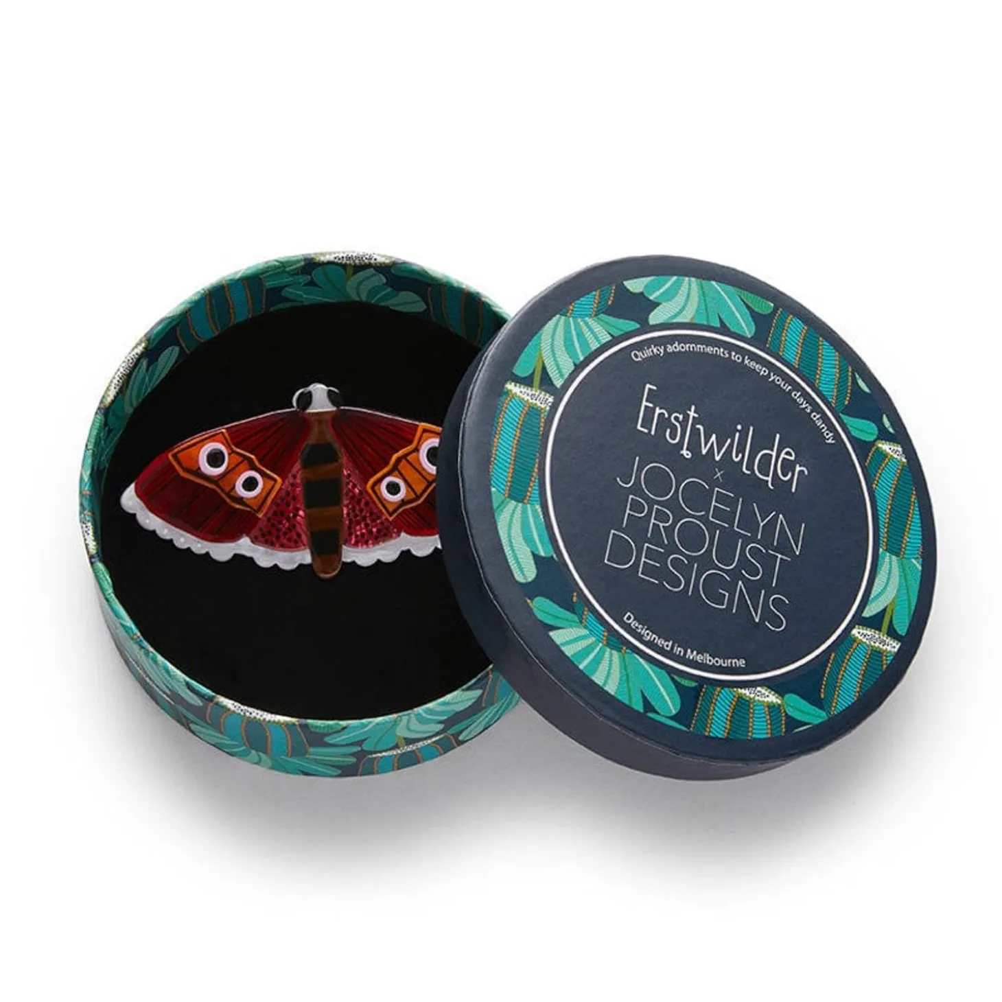 Fluttering Bogong Brooch