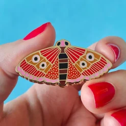 Fluttering Bogong Enamel Pin