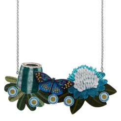 Fluttering In The Florals Necklace