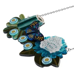 Fluttering In The Florals Necklace