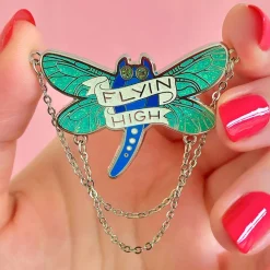 Flyin' High Enamel Pin