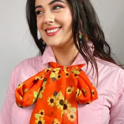 Follow The Sun Neck Scarf Orange