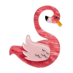 Francie The Flamingo Brooch