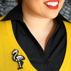 Franken-Flamingo Brooch