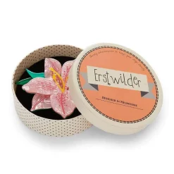 Frilly Lily Frond Brooch