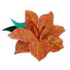 Frilly Lily Frond Brooch