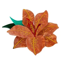Frilly Lily Frond Brooch