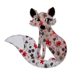 Frond Fox Brooch