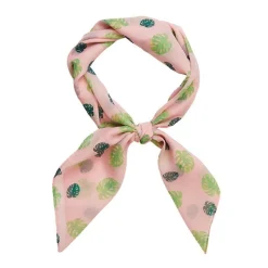 Fronds Of Fancy Monstera Head Scarf