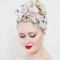 Fronds Of Fancy Monstera Head Scarf