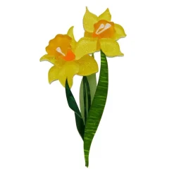 Garden Goddess Daffodil Brooch