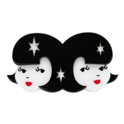 Gemini The Gentle Brooch