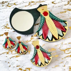 Gift Of The Nile Papyrus Mirror Compact