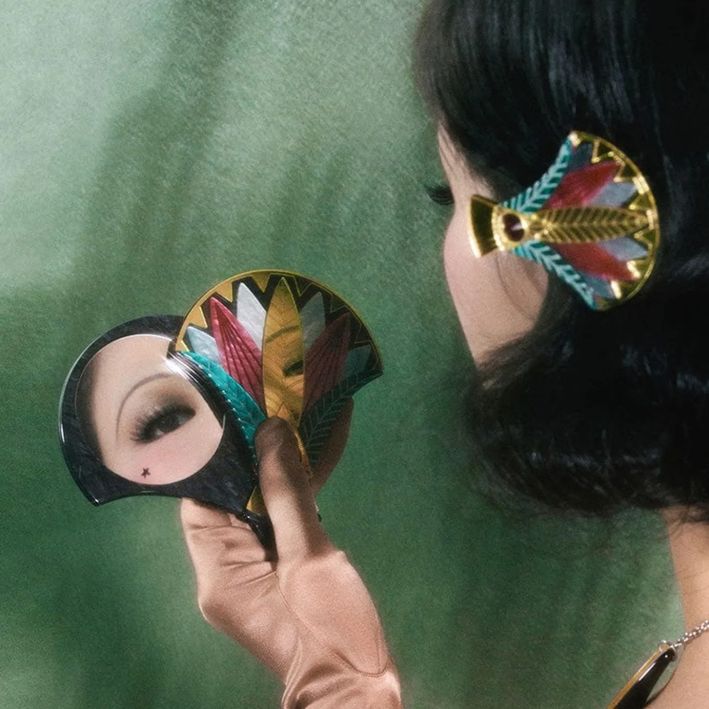 Gift Of The Nile Papyrus Mirror Compact