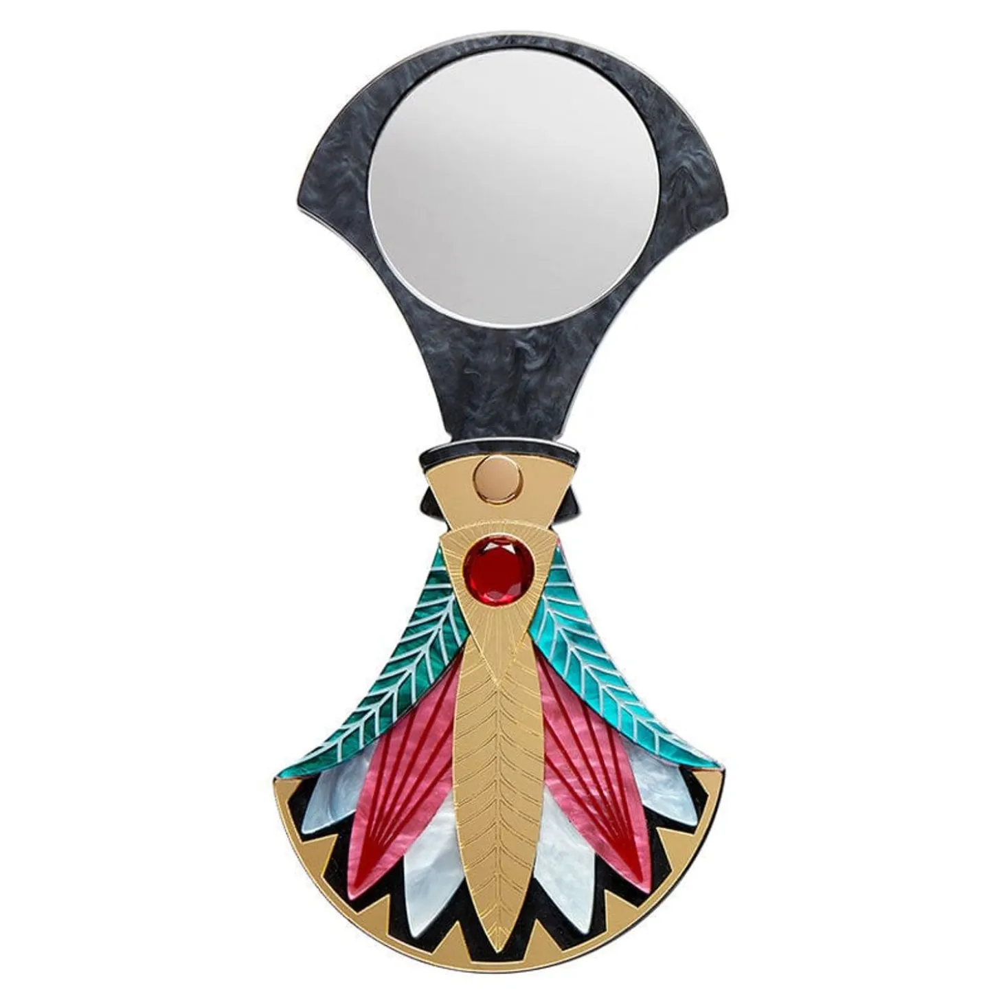 Gift Of The Nile Papyrus Mirror Compact