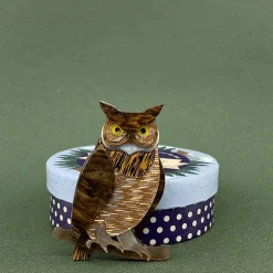 Gillian The Giving Owl Brooch