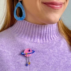 God Of Time Mini Brooch