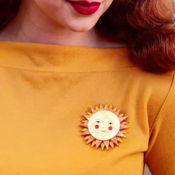 Golden Ray Brooch
