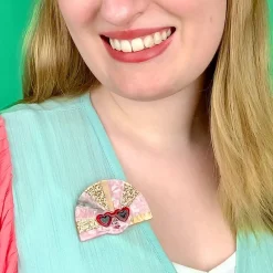 Groovy U.V. Brooch
