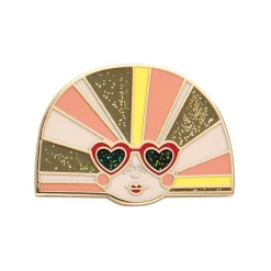 Groovy U.V. Enamel Pin