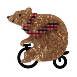 Grouchy Bear Brooch