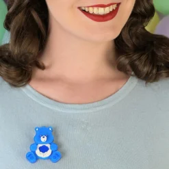 Grumpy Bear Brooch