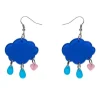 Grumpy Bear Cloud Earrings