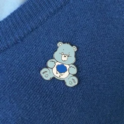 Grumpy Bear Enamel Pin