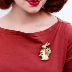 Habitual Hare Brooch
