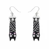 Halloween Hang-Up Bat Drop Earrings