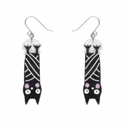 Halloween Hang-Up Bat Drop Earrings